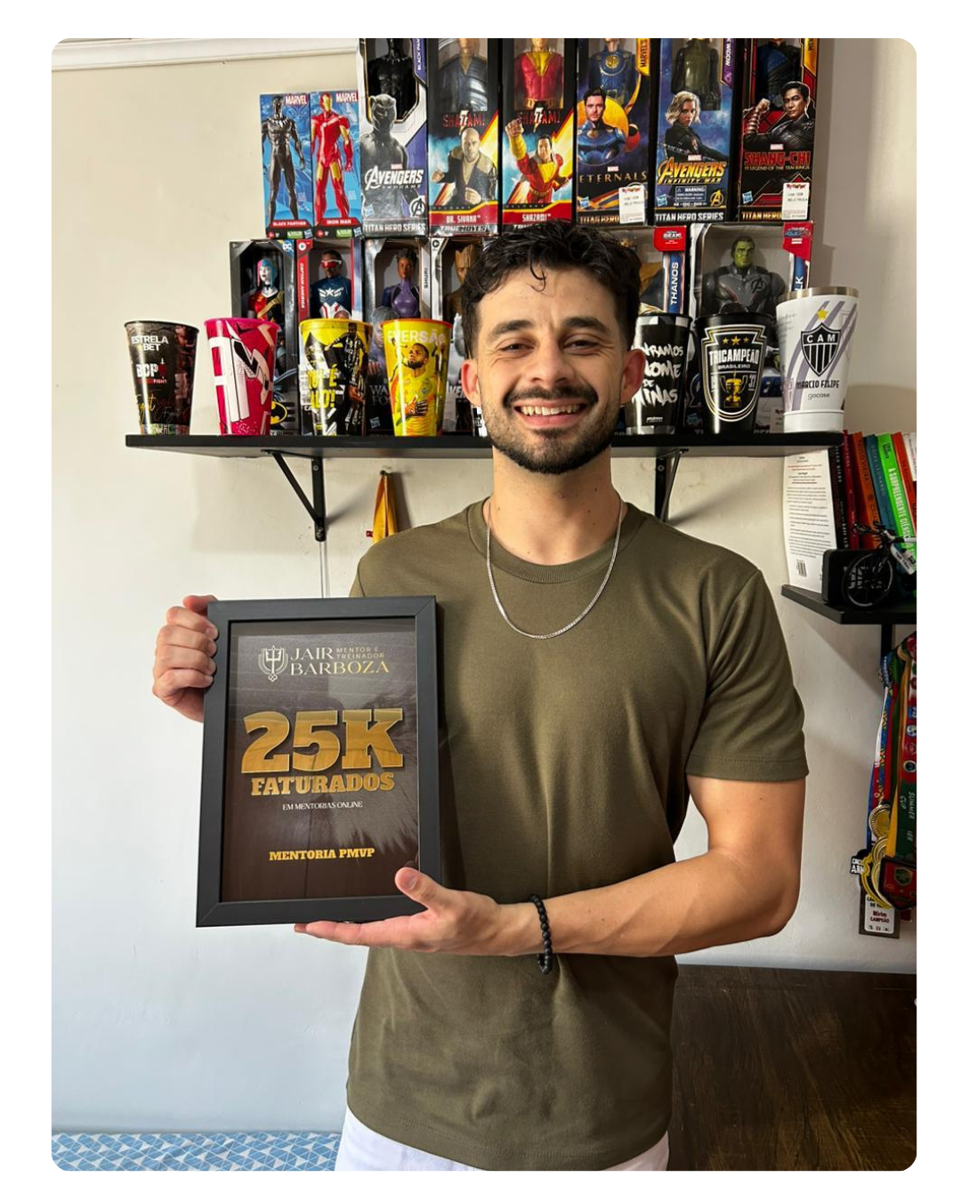 Aluno da Mentoria PMVP - Método Personal Livre com placa de 25K faturados
